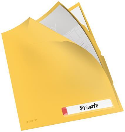 Doska na dokumenty, A4, PP, LEITZ "Cosy Privacy", matná žltá 3