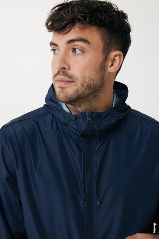 Ľahká bunda IQONIQ Logan z recykl. polyesteru námornícka modrá 4XL 19