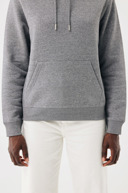 IQONIQ Joshua Unisex mikina s kapucňou z rec. bavlny light heather anthracite L 15