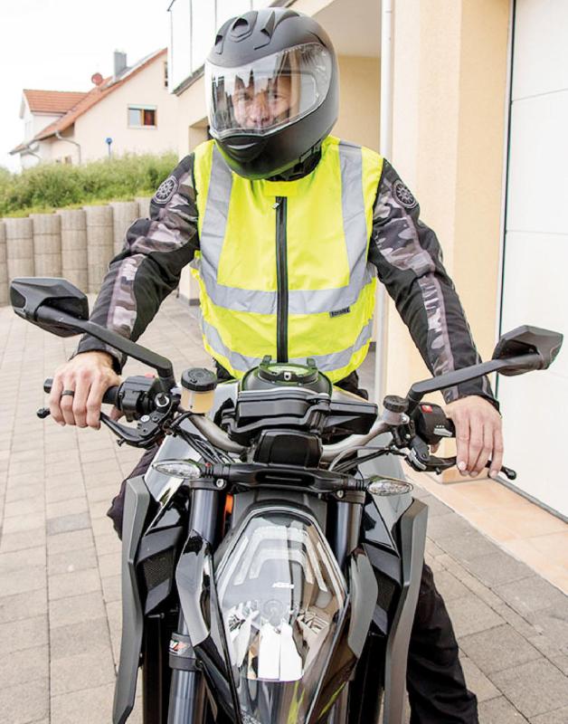 Vysoko reflexná motorkárska vesta "Schleiz" 3