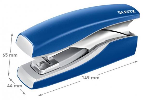Zošívačka, 26/6, 30 listov, LEITZ "Nexxt Softpress", modrá 2