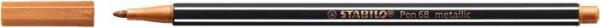 Popisovač, 1,4 mm, STABILO "Pen 68 metallic", bronzová 2
