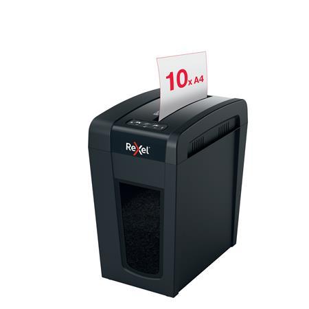 Skartovací stroj, konfety, 10 listov, REXEL "Secure X10-SL" 2