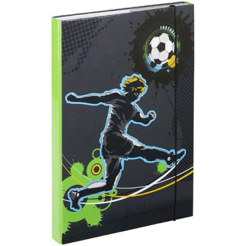 BAAGL SET 6 Fotbal: batoh, penál etue, sáček, box, láhev, desky 13