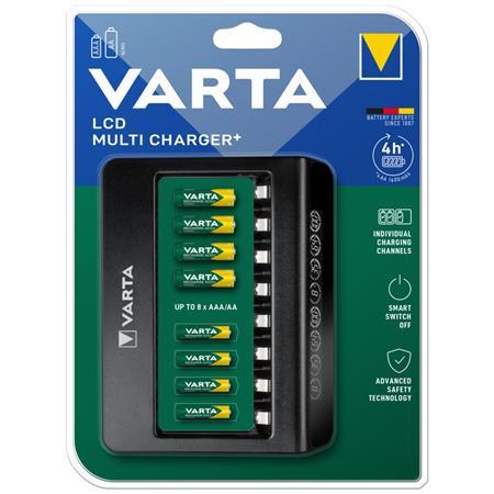 Nabíjačka batérií, AA/AAA, 8 miest, bez batérií, VARTA "Multi"
