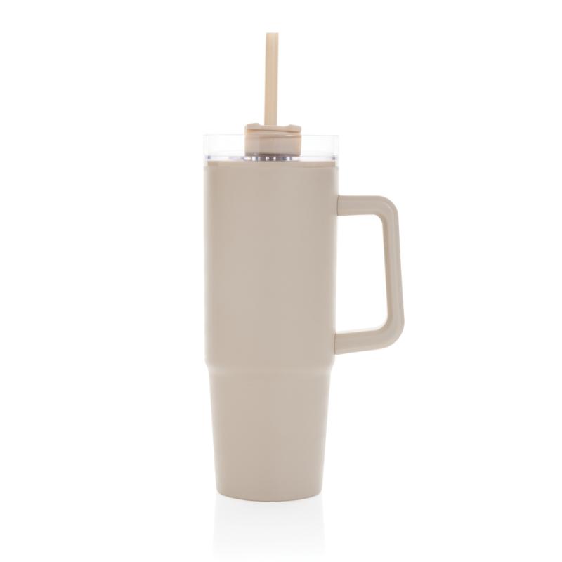 Termohrnček s madlom Tana 900ml z RCS plastu béžová 2