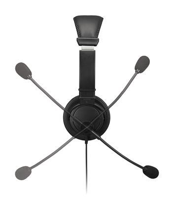 Náhlavné slúchadlá, s mikrofónom, 3,5 mm jack, KENSINGTON 2