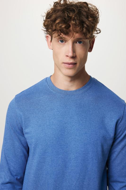 Nefarbená mikina IQONIQ Denali z recykl. bavlny heather blue XXS 15