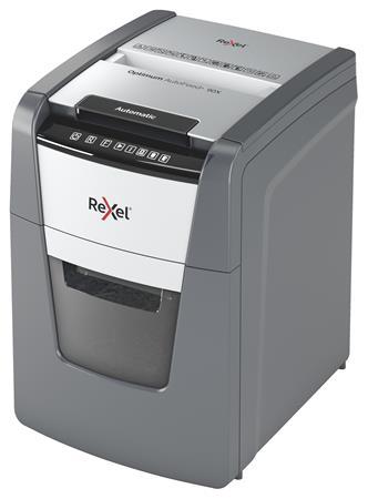 Skartovací stroj, 90 listov,  REXEL, "Optimum AutoFeed+ 90X" 2