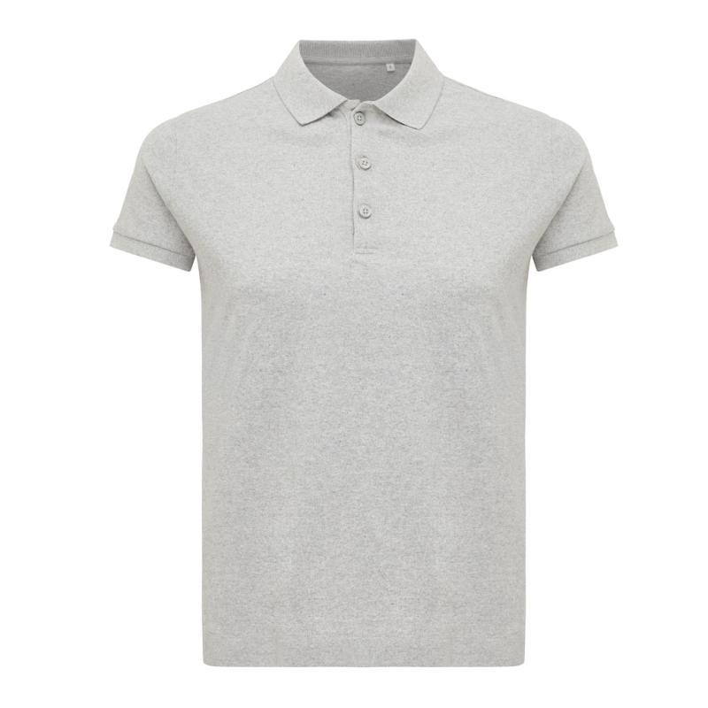 Dámske polo tričko IQONIQ Yosemite z recykl. bavlny heather grey XXXL 1