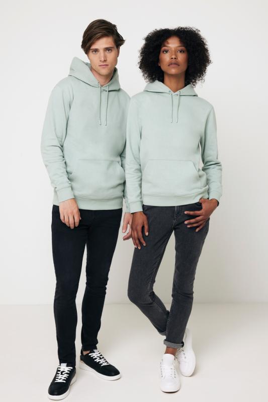 Mikina s kapucňou IQONIQ Jasper z recykl. bavlny Iceberg green XXXL 5