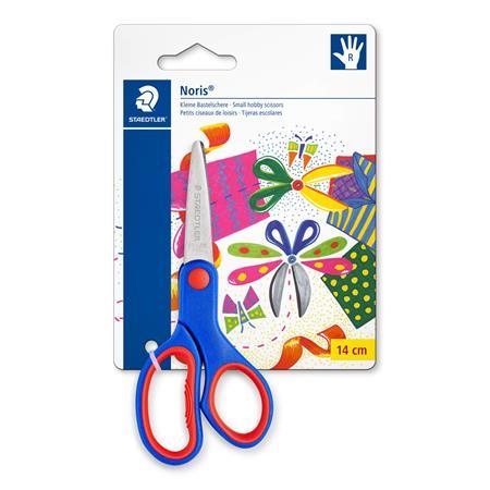 Nožnice, školské, 14 cm, STAEDTLER "Noris Club", modré