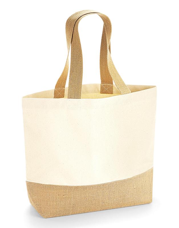 Taška Jute Base Canvas Tote 2