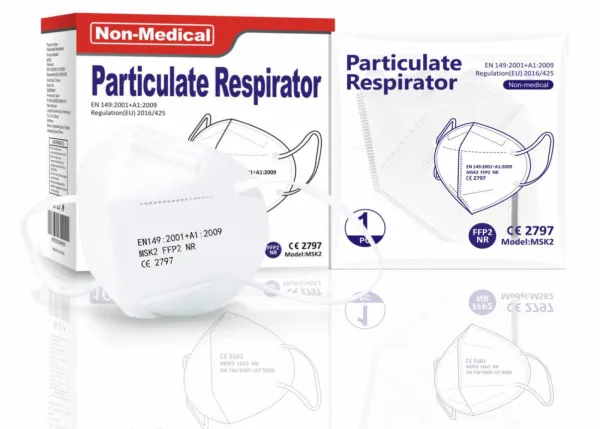 Respirátor (respiračné rúško) triedy FFP2 (CE) 2