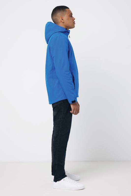 Pánska soft shell bunda IQONIQ Makalu z recykl. polyesteru kráľovská modrá XXXL 7