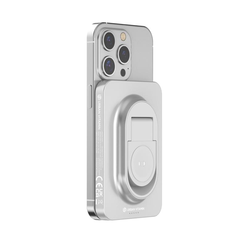 Powerbanka 5000mAh Urban Vitamin Malibu z RCS alu a plastu strieborná 5