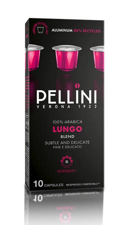 Kávové kapsule, do kávovarov Nespresso®, 10 ks, PELLINI, "Lungo" 1