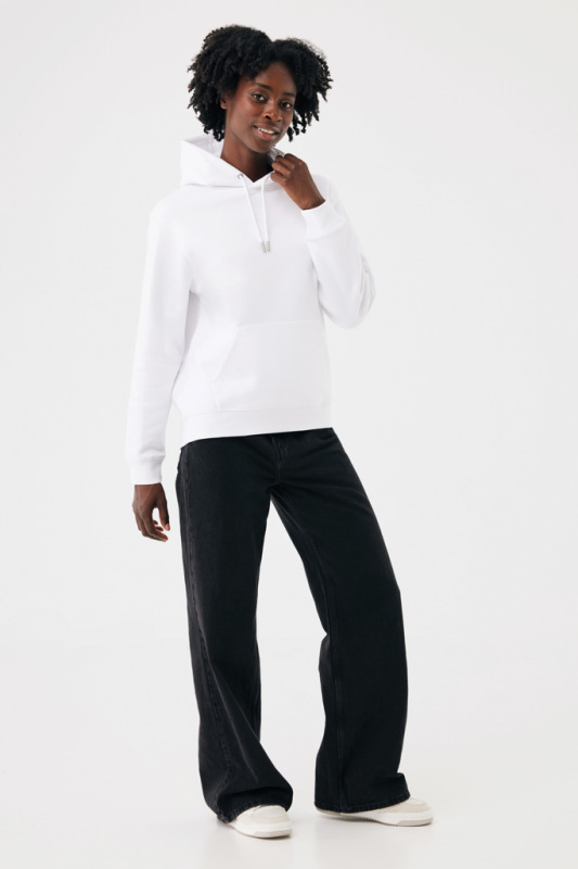 IQONIQ Joshua Unisex mikina s kapucňou z rec. bavlny recycled white XXXL 9