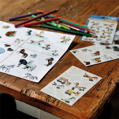 Nálepky, papier, 3 hárky, 76x120 mm, AVERY ZWECKFORM, "Z-Design No.53720", domáce zvieratá 3