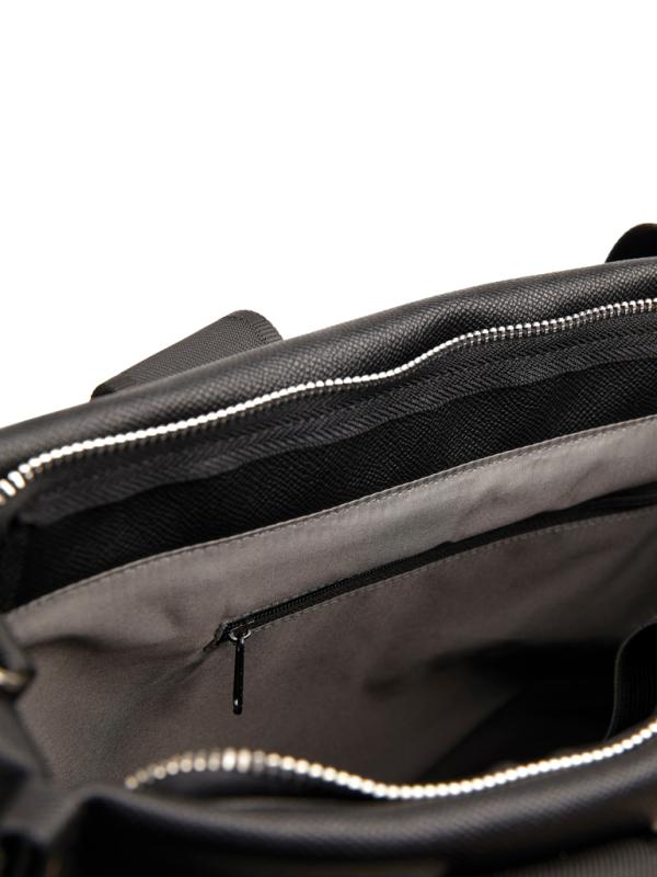 Tote bag VINGA Bermond z RCS recykl. PU čierna 6