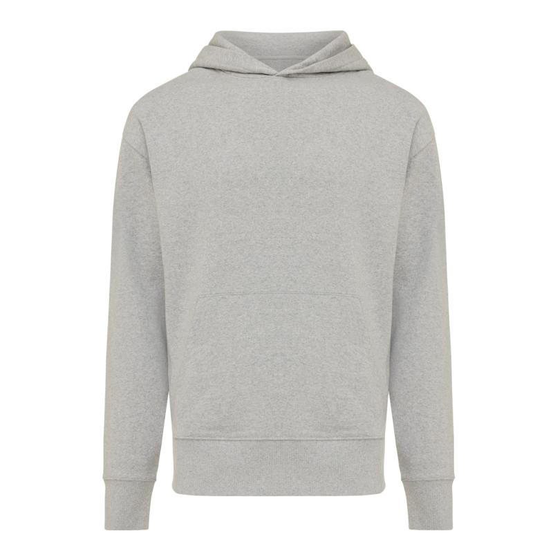 Mikina s kapucňou IQONIQ Yoho relaxed fit z recykl. bavlny heather grey L 1