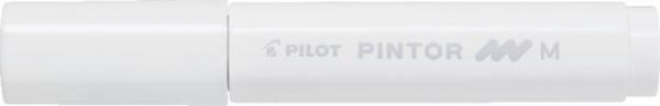 Dekoračný popisovač, 1,4 mm, PILOT "Pintor M", biely