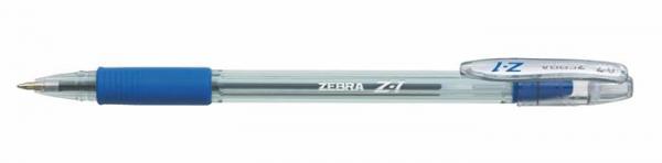 Guľôčkové pero, 0,24 mm, s vrchnákom, ZEBRA "Z-1", modrá
