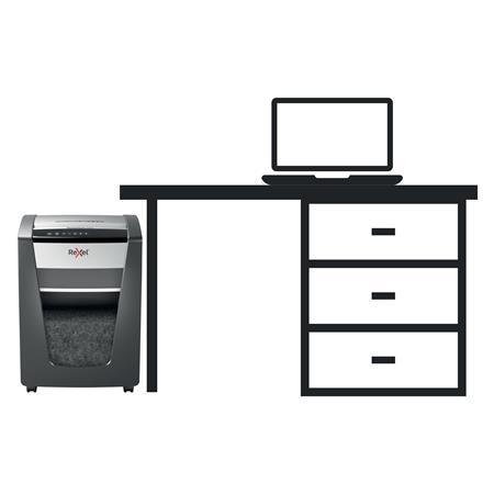 Skartovací stroj, konfety, 20 listov, REXEL, "Momentum X420" 8