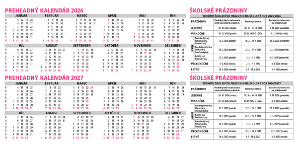 Stolový kalendár Praktik stolový stĺpcový 2026 1