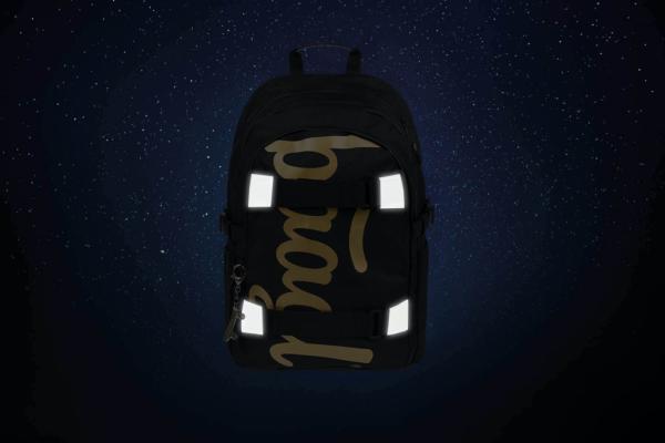 BAAGL Školský batoh Skate Gold 11