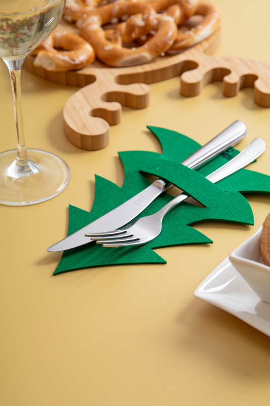 Tonsvik sada vianočných držiakov na príbory RPET 5