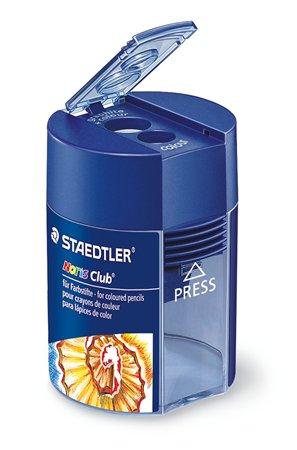 Strúhadlo, dvojdierové, so zásobníkom, STAEDTLER , modré 2