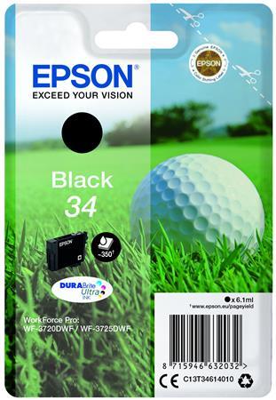 Náplň T34614010 k tlačiarni WorkForce WF-3720DWF, EPSON, čierna, 6,1 ml 1