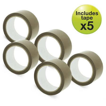 Odvíjač pásky, RAPESCO "Germ-Savvy® 960", s hnedou baliacou páskou (5 ks), s nožom (1 ks) 3