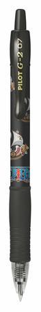 Gélové pero, 0,32 mm, stláčací mechanizmus, PILOT "G-2 One Piece", čierna 1