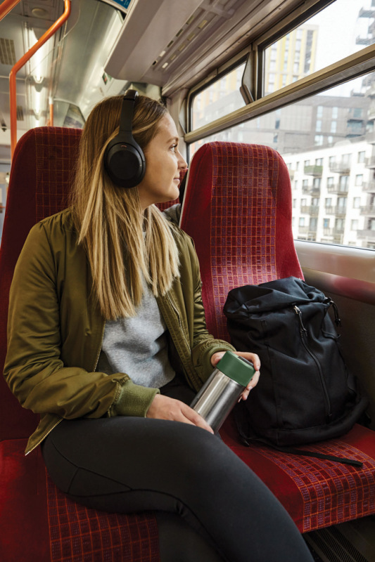 Cestovný nerezový termo hrnček 340ml Black+Blum olivovo zelená 8