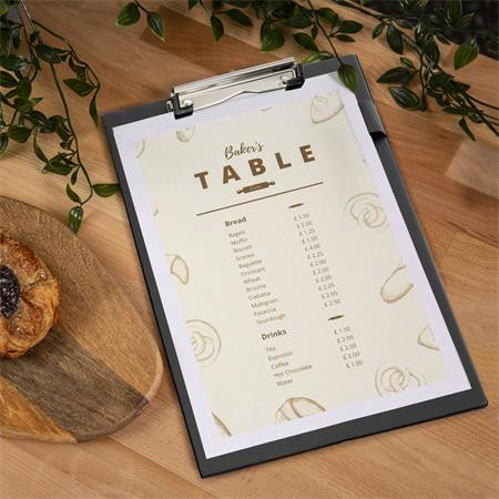 Podložka na písanie, PVC, A4+, RAPESCO, čierna 4