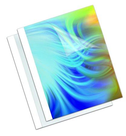Obal na termoväzbu,3 mm, 170 g, 11-32 listov, matný, A4, FELLOWES "Coverlight", biely 2