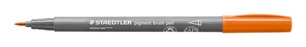 Fixka v tvare štetca, sada, STAEDTLER "Pigment brush 371", 12 rôznych prírodných farieb 4