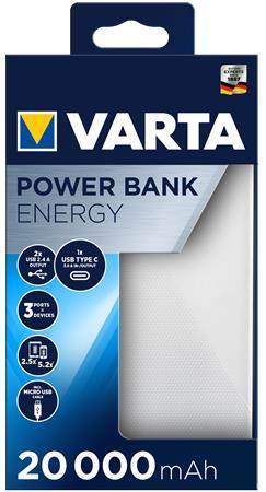 Prenosná batéria, 20000 mAh, VARTA 1