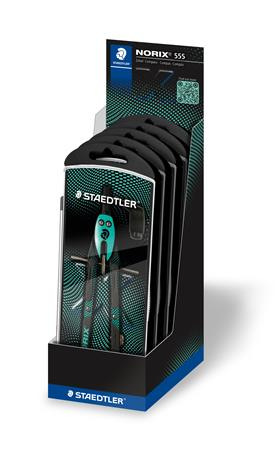Kružidlo, precízne, 3-dielne, STAEDTLER "Norix® 555", zelené 2