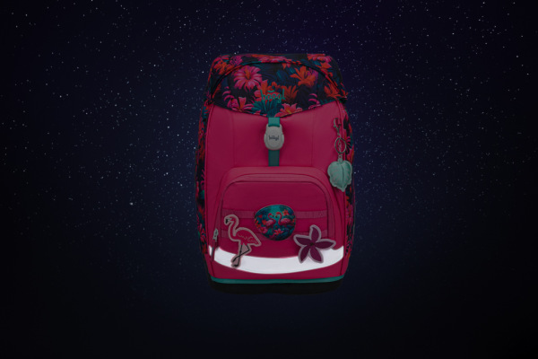 BAAGL SADA 5 Airy Plus Plameniaky: batoh, peračník, vrecko, zástera, peňaženka 5