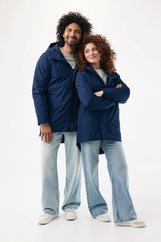 IQONIQ Thelon parka z recyklovaného polyesteru námornícka modrá XXS 18