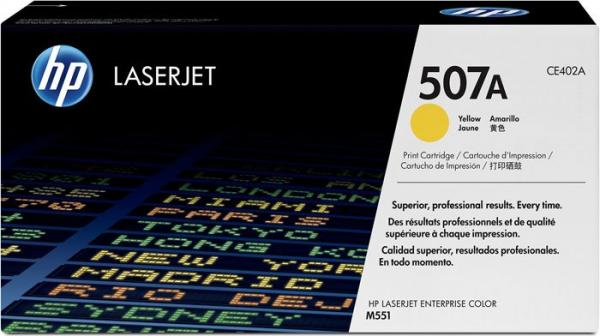 HP Laserjet M551 žltý toner, 6K /507A/