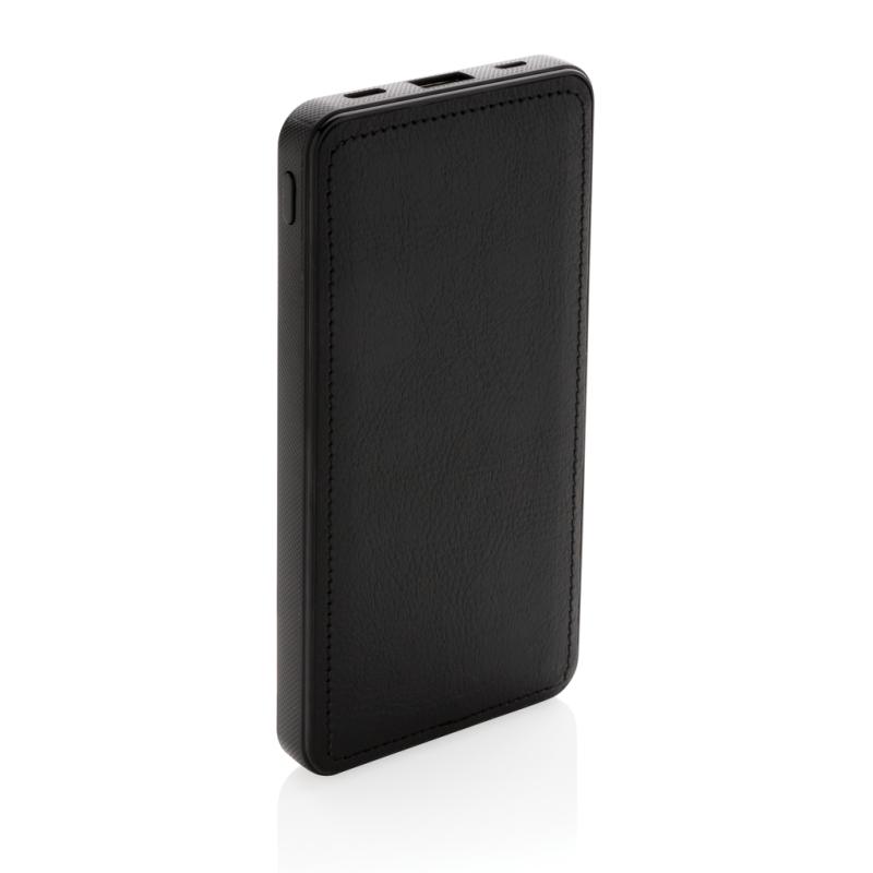 Powerbanka Tusca z PU 10 000 mAh čierna 2