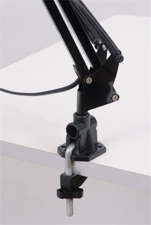 Stolová lampa, 11 W, ALBA "Architect", čierna 4