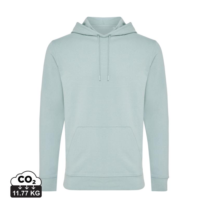 Mikina s kapucňou IQONIQ Jasper z recykl. bavlny Iceberg green XXL
