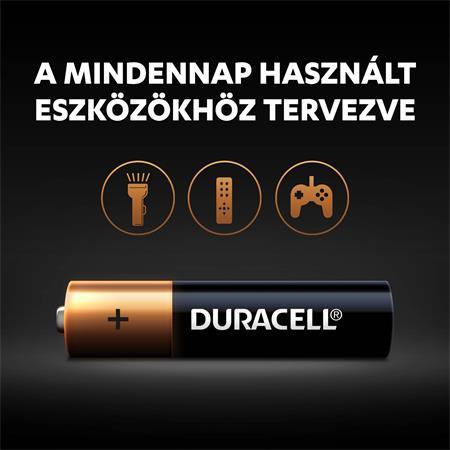 Batéria, mikro AAA, 4ks, DURACELL "Basic" 2