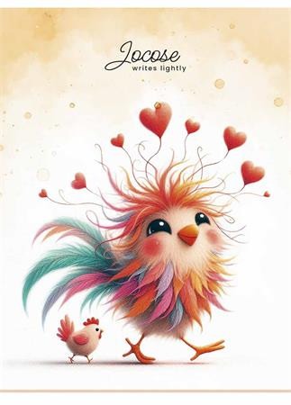 Zošit, zošívaný, A5, linajkový, 48 listov, SHKOLYARYK "Writes lightly", mix 3