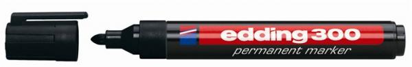 Permanentný popisovač, 1,5-3 mm, kužeľový, EDDING "300", čierny 1